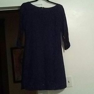 Navy Blue lace dress